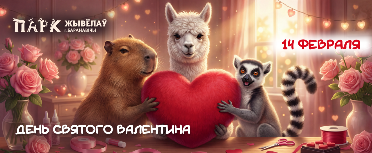 ДЕНЬ СВЯТОГО ВАЛЕНТИНА В ПАРКЕ ЖИВОТНЫХ